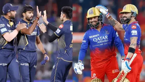 RCB vs GT Head to Head Record